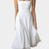 Vestido Midi A-Line Mary Sin Mangas