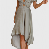 Vestido Elegante Franzi con Escote en V