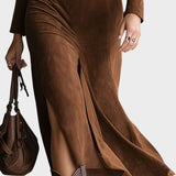 Carmen™ | Vestido retro con cuello en pico