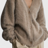 Daniela™ | Cardigan de Mezcla de Cachemira Suave