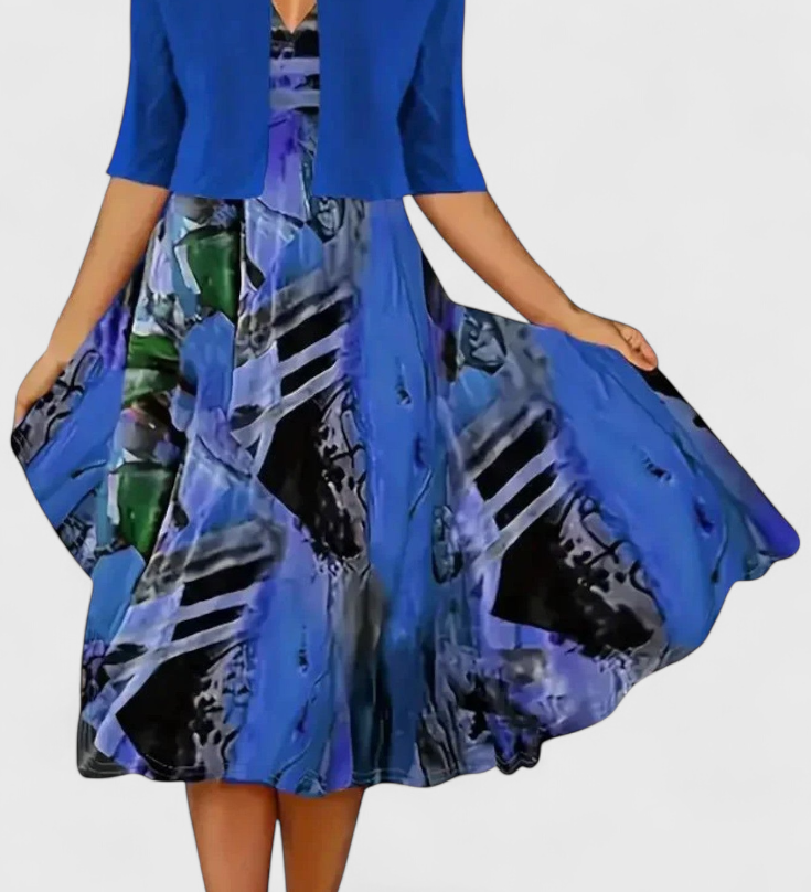 Conjunto de Blazer y Vestido Midi Star