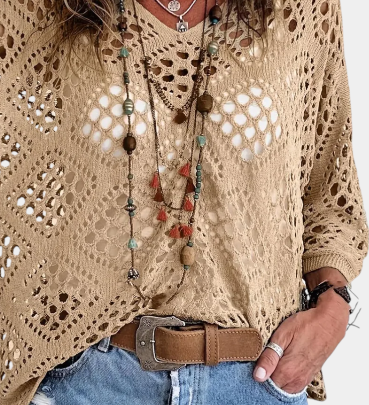 Blusa de Encaje de Fern