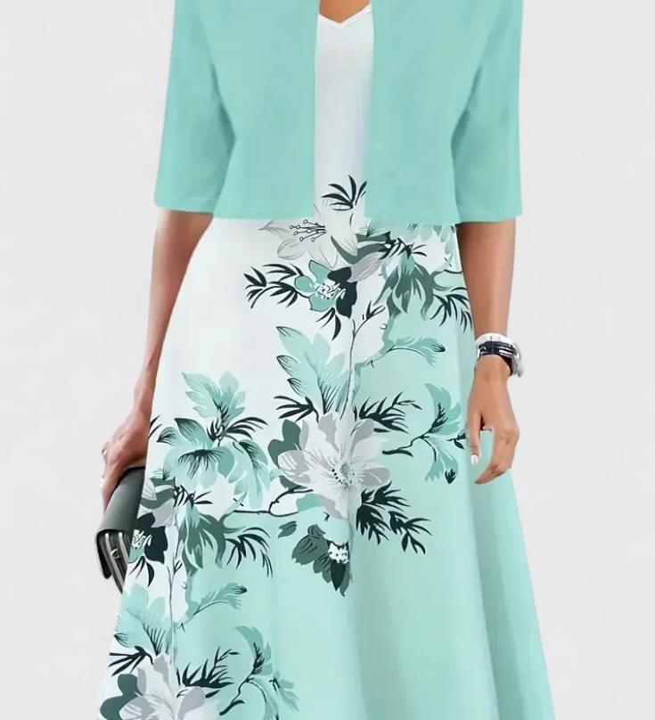 Vestido Floral Elegante Venezia