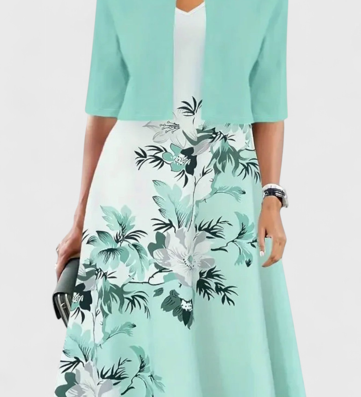 Conjunto de Blazer y Vestido Midi Star