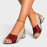 Clara™ | Sandalias de tacón bajo