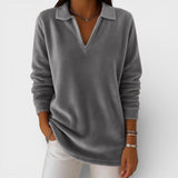 Amelia™ | Jersey suave con escote en V