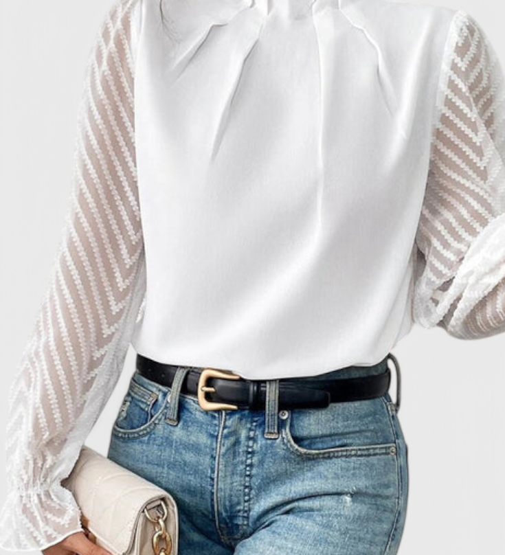 Blusa de Manga Larga Náutica Helga
