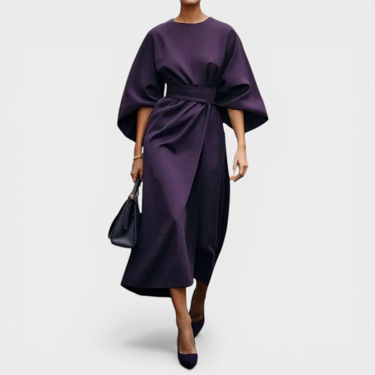 Elsa™ | Vestido maxi satinado elegante
