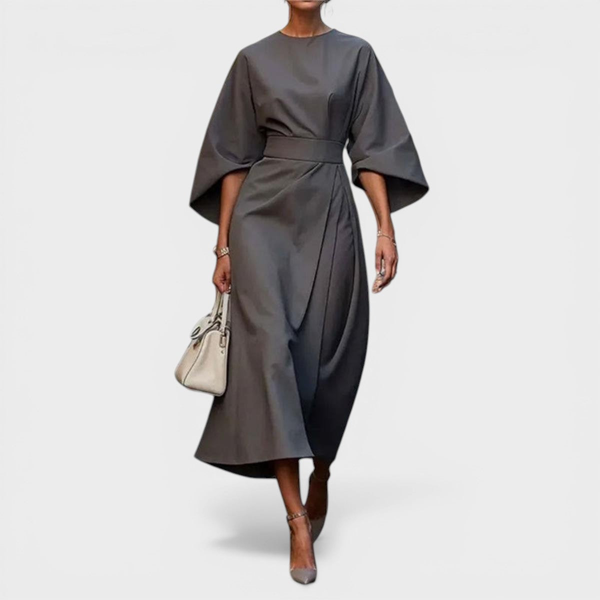 Elsa™ | Vestido maxi satinado elegante