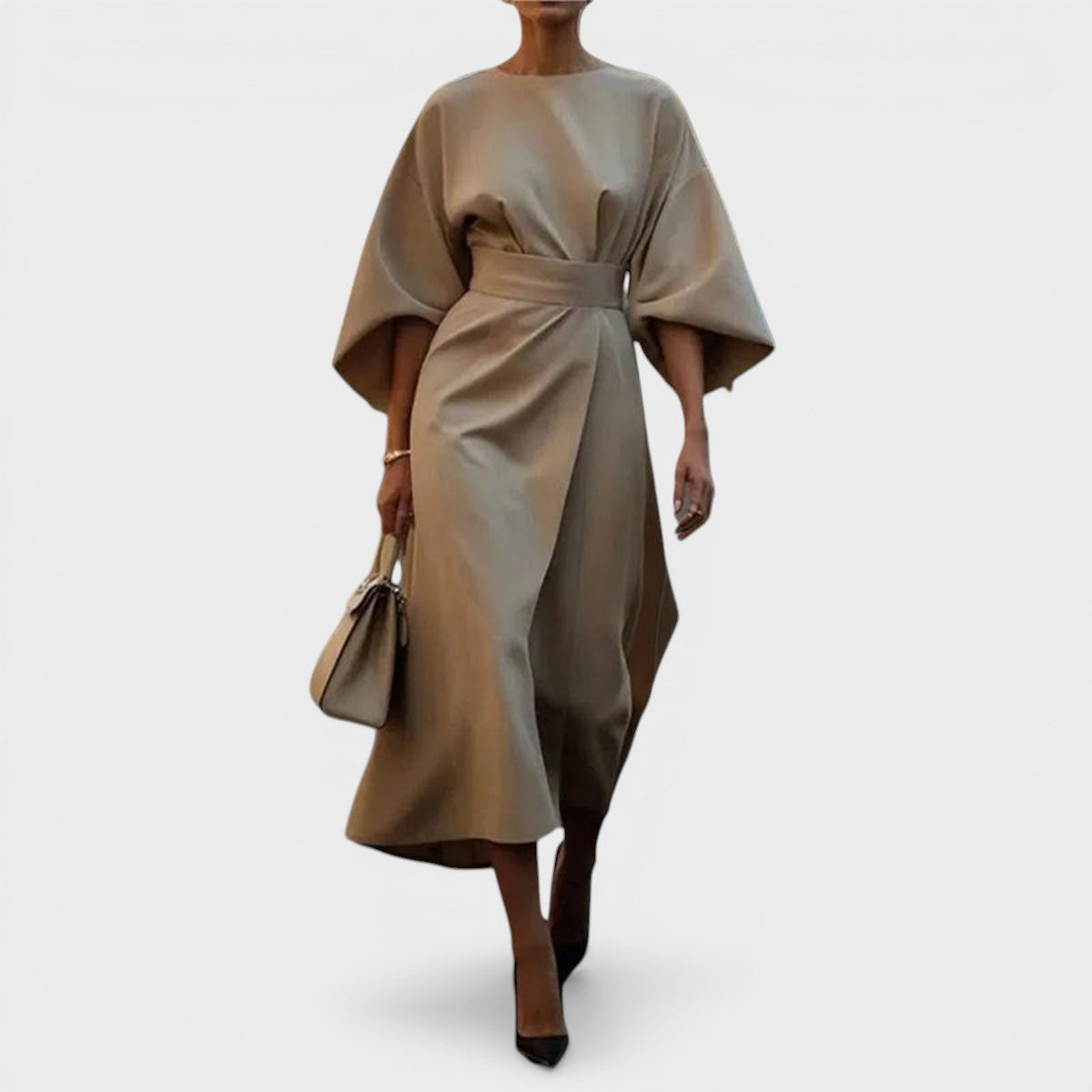 Elsa™ | Vestido maxi satinado elegante