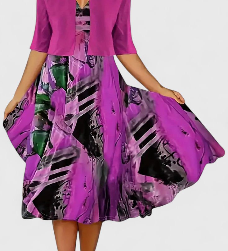 Conjunto de Blazer y Vestido Midi Star