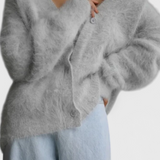 Daniela™ | Cardigan de Mezcla de Cachemira Suave