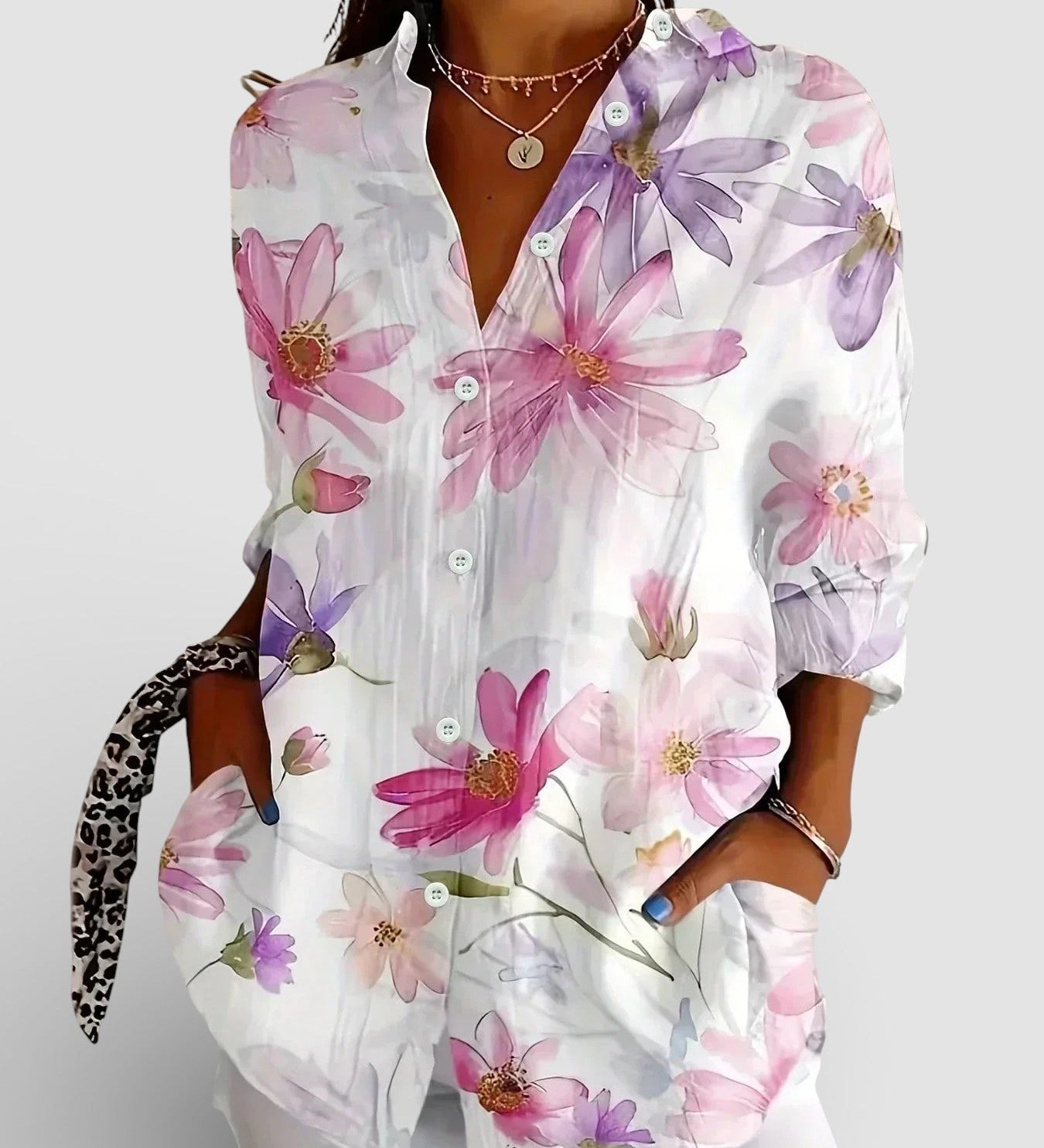 Nina™ | Blusa con estampado colorido