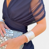 Magda™ | Vestido largo floral con escote en V
