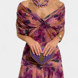 Magda™ | Vestido largo floral con escote en V