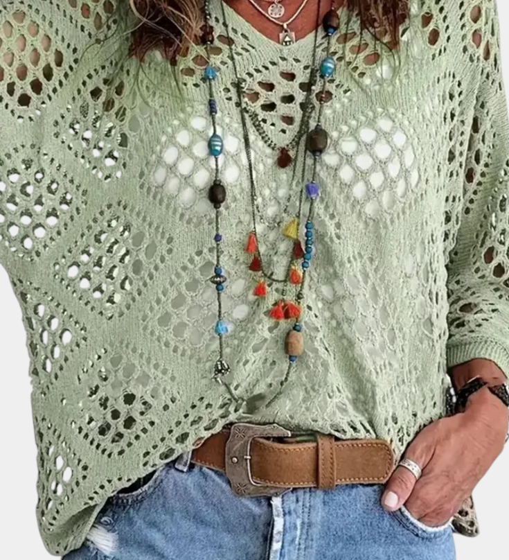 Blusa de Encaje de Fern