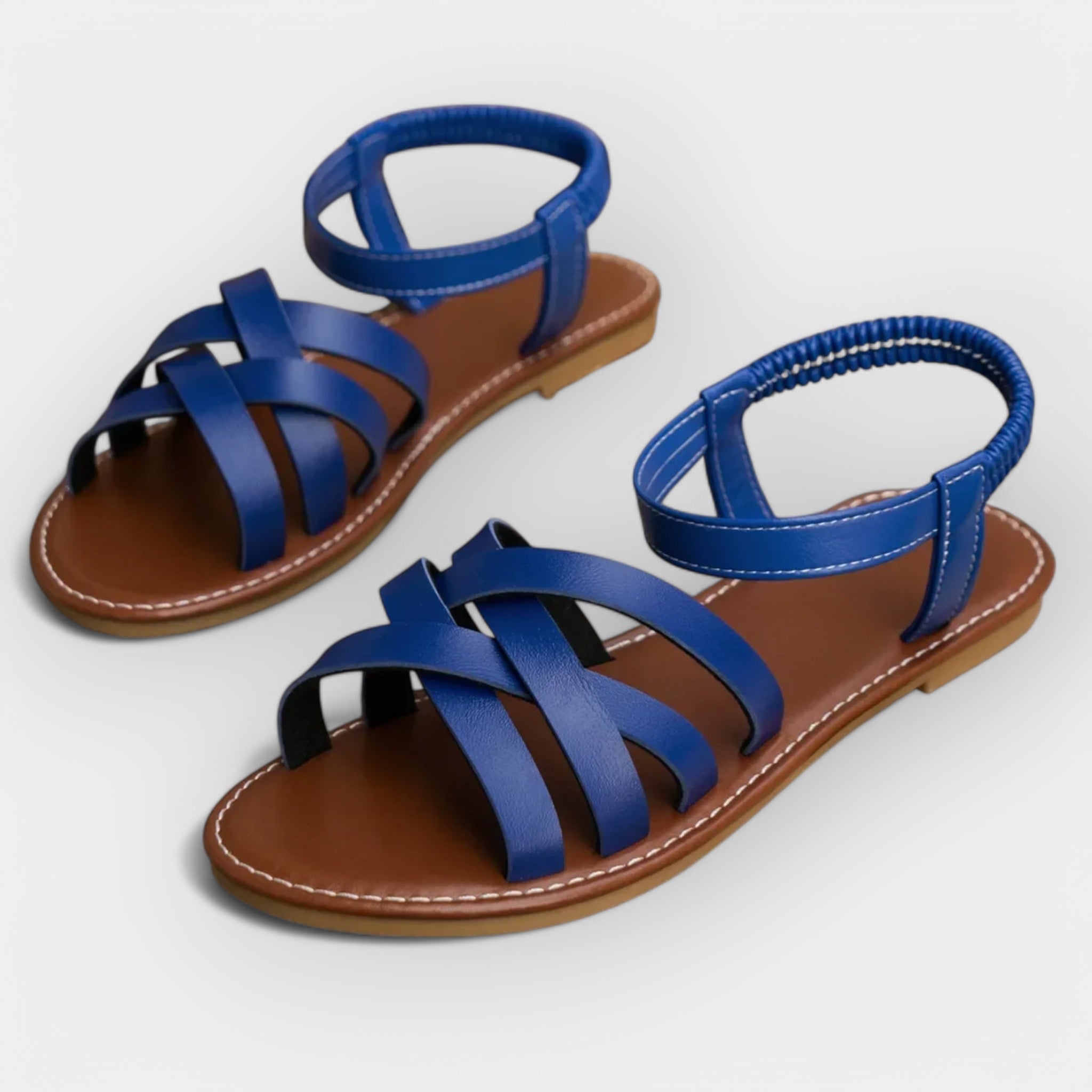 Sandalias hechas a mano con tiras ajustables