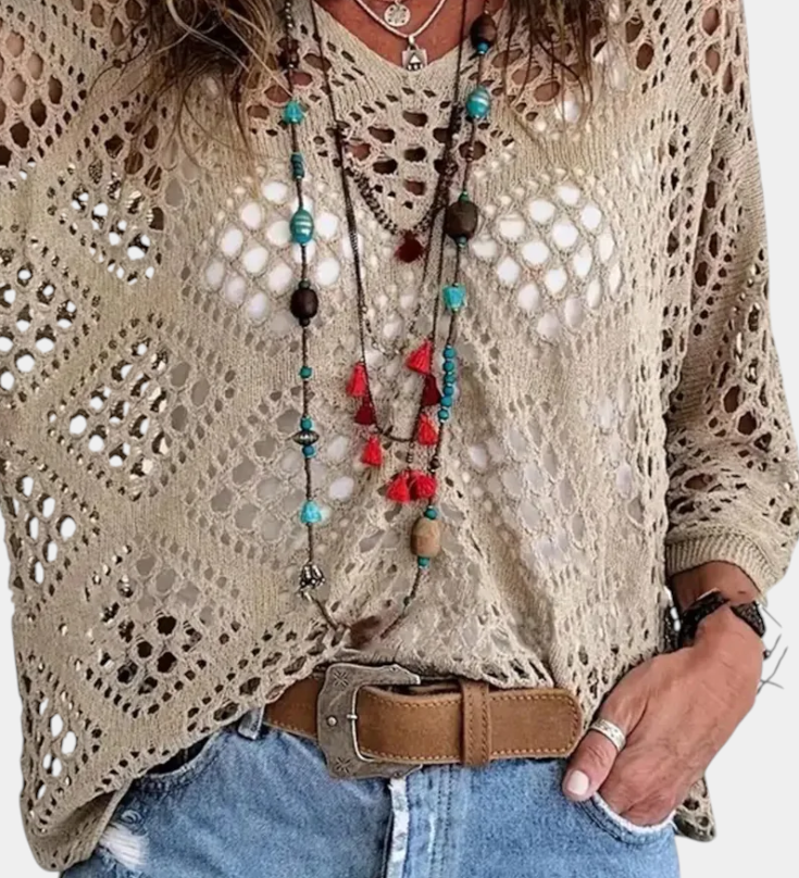 Blusa de Encaje de Fern