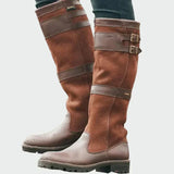 Laura | Botas Altas De Cuero Retro