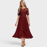Irene™ | Vestido midi de encaje elegante