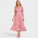 Irene™ | Vestido midi de encaje elegante