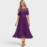 Irene™ | Vestido midi de encaje elegante