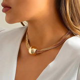 Carla™ | Collar de esfera con acabado de lujo