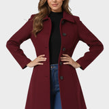 Raquel™ | Trench de invierno de botones simples