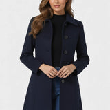 Raquel™ | Trench de invierno de botones simples