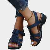 Sandalias bordadas – ortopédicas