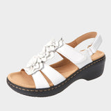 Sandalias bordadas – ortopédicas