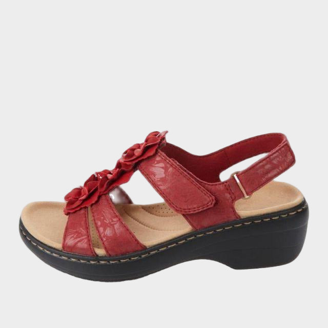 Sandalias bordadas – ortopédicas