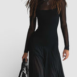 Natalia™ | Vestido largo de tul elegante
