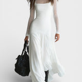 Natalia™ | Vestido largo de tul elegante
