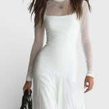 Natalia™ | Vestido largo de tul elegante