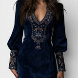 Eugenia™ | Vestido mini elegante con bordado