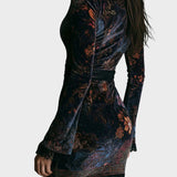 Nuria™ | Vestido floral con encaje