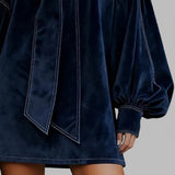 Luciana™ | Vestido mini de terciopelo de lujo