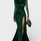 Esmeralda™ | Vestido maxi de terciopelo
