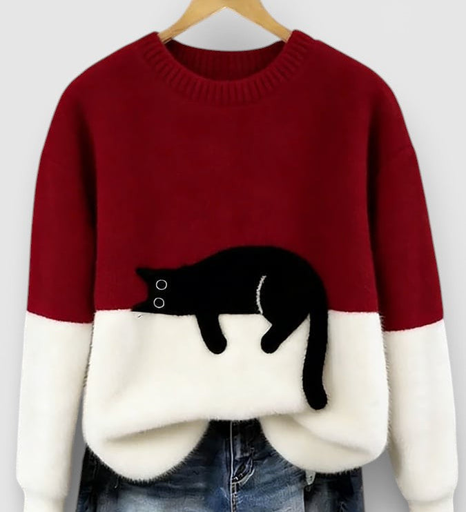 Luna™ | Sudadera con gráfico de gato