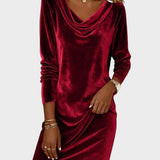 Aurelia™ | Vestido de terciopelo holgado y elegante