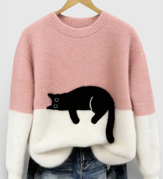 Luna™ | Sudadera con gráfico de gato