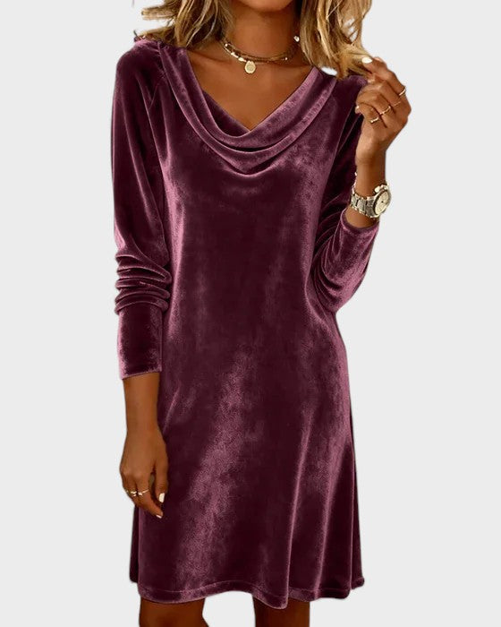 Aurelia™ | Vestido de terciopelo holgado y elegante
