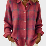 Alba™ | Suéter Retro a Cuadros con Contraste Casual