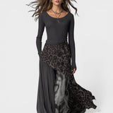 Martina™ | Vestido largo leopardo elegante