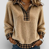 Lara™ | Jersey con detalle de cuadros