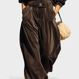 Carla™ | Conjunto de terciopelo con pantalones amplios