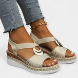 Sandalias romanas con trenzado