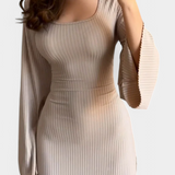 Vestido de Punto Livia con Cintura