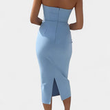 Vestido Iveta Sin Tirantes y Sin Espalda
